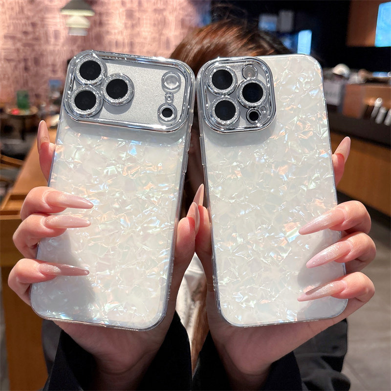 Shell Pattern Phone Case with  - огляд і ціна Camera Lens Protector