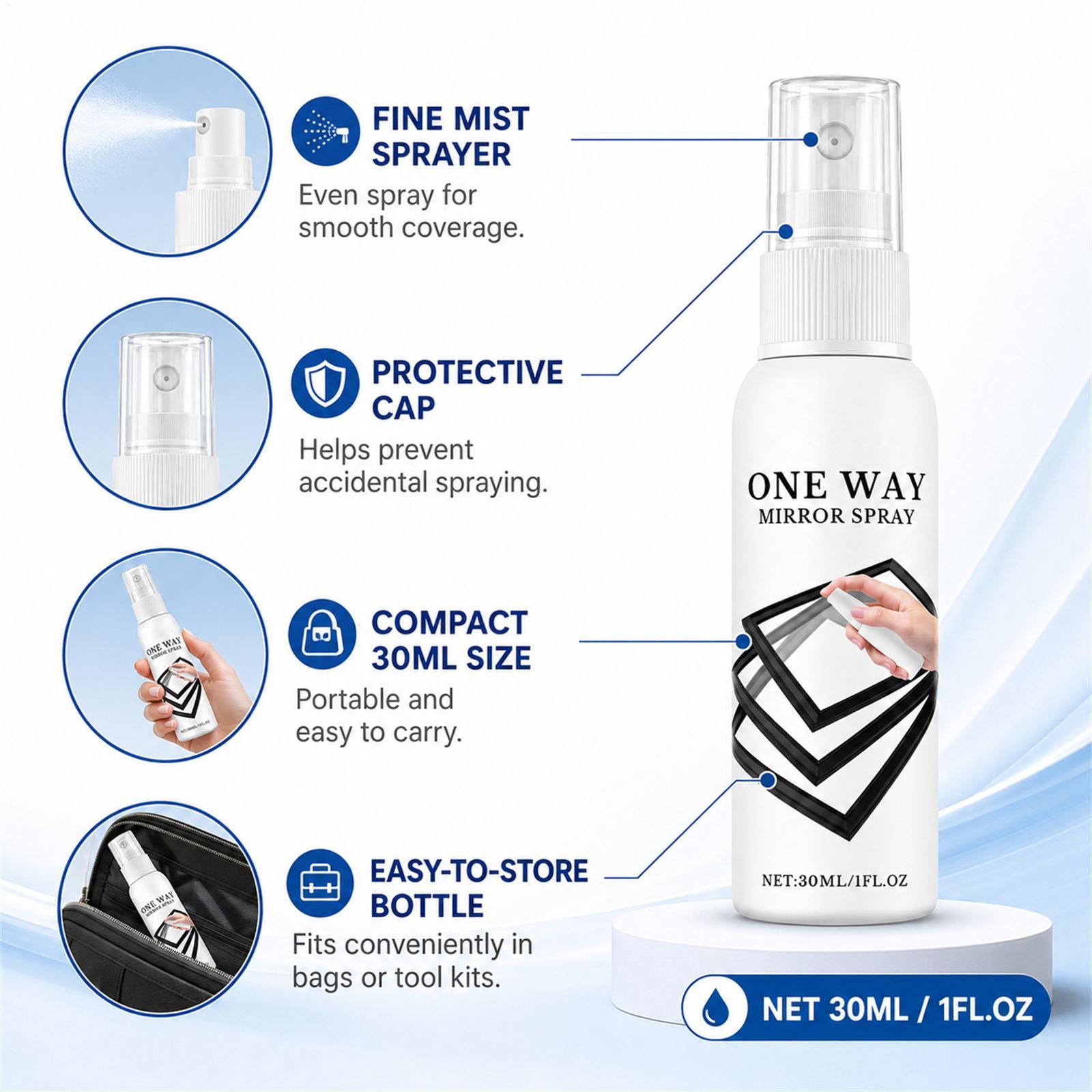 Reflective Window Spray 30ml Q - огляд і ціна Privacy Screen Protector