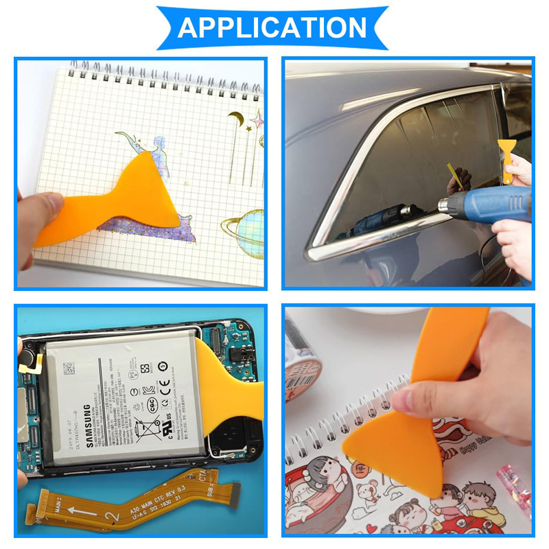 6/12pcs Plastic Scraper Car Au - огляд і ціна Air Bubble Remover