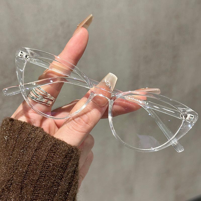 Small Cat Eye Eyeglasses Women - огляд і ціна Anti Blue Light Film