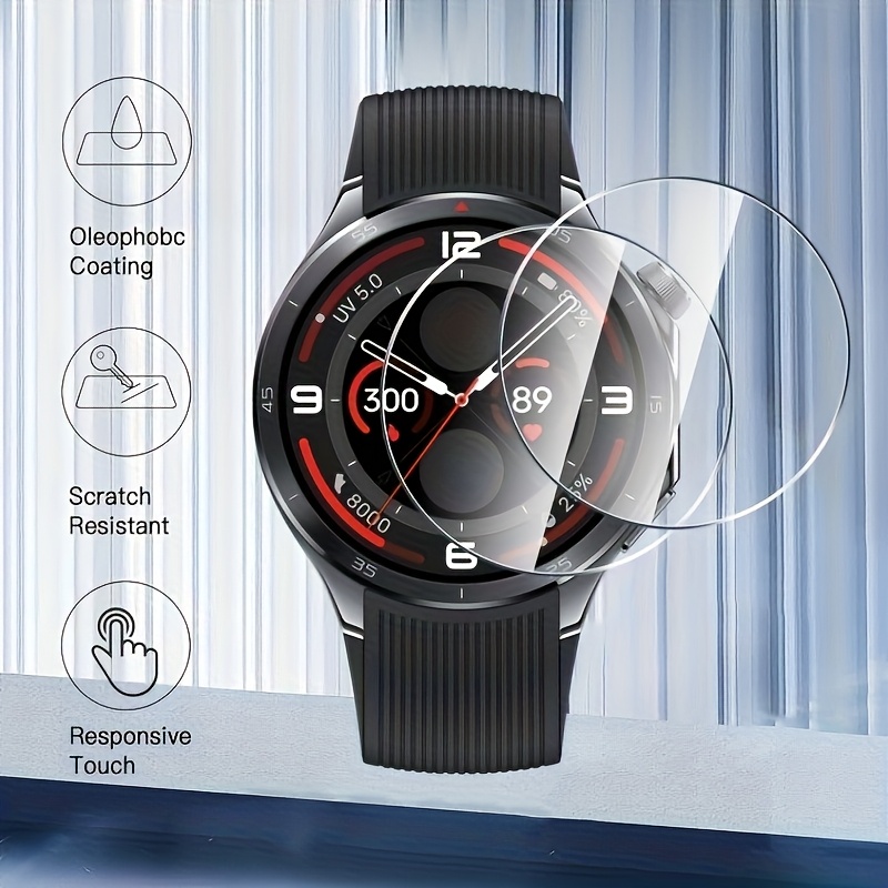 3PCS 9H Tempered Glass Screen  - огляд і ціна Smartwatch Screen Film